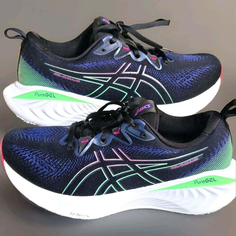 Women's US 10 Asics Gel-Cumulus 25 Running Shoes Sneaker Navy Blue